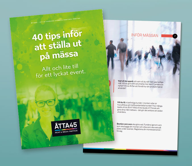 40 mässtips Åtta45