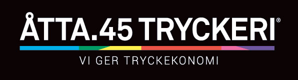 Åtta.45 Tryckeri Logotype