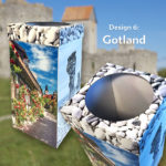 Custom-Printed Waste Bins – Gotland Design | Åtta.45 Print Shop