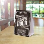 Table Tent Menu | Åtta.45 Print Shop