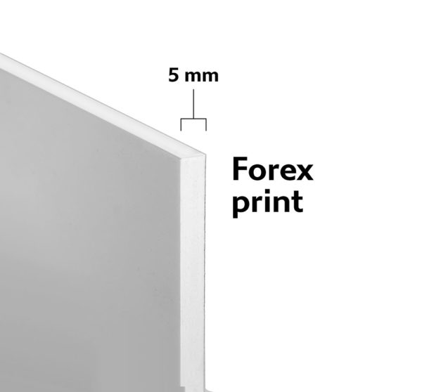 Forex 5mm skylt Åtta.45 Tryckeri