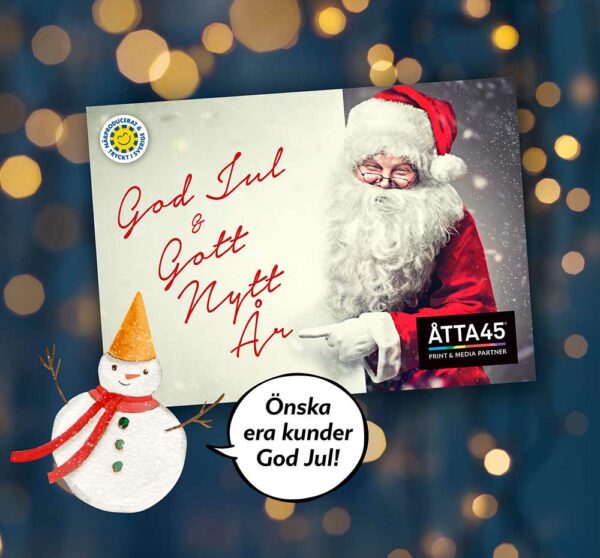 Trycka Julkort billigt Åtta45 print