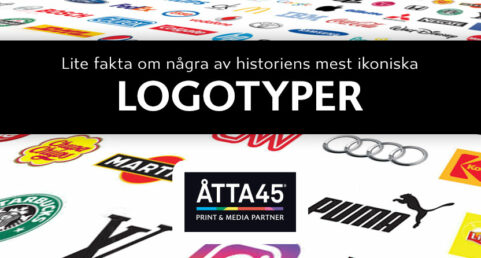 Ikoniska logotyper apple Åtta45 Tryckeri Print Media