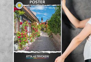 Åtta.45 Tryckeri Poster Affisch