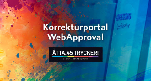 Åtta.45 Tryckeri Korrekturportal WebApproval