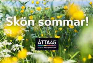 Trevlig sommar 2023 Åtta45 tryckeri