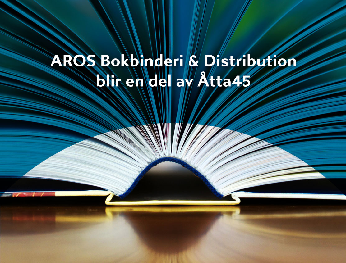 Åtta45 Aros bokbinderi efterbehandling bok hårdpärm
